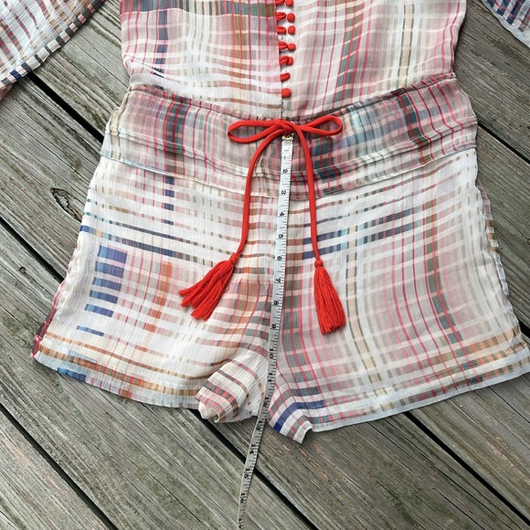 Adelyn Rae Anthropologie adorable plaid romper XS - Picture 10 of 10